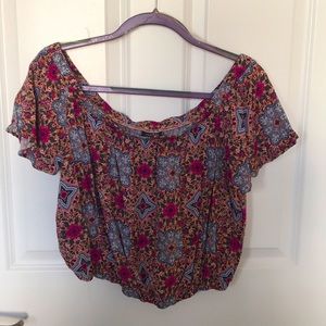 Floral crop top